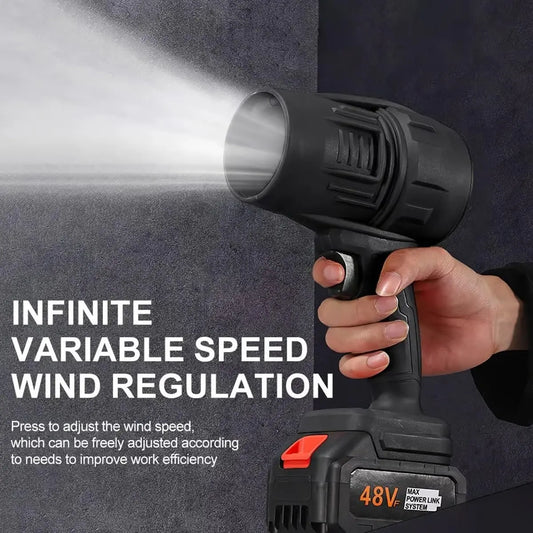 Portable Turbo Jet Blower with 2 Batteries | منفاخ توربو محمول مع بطاريتين وشاحن